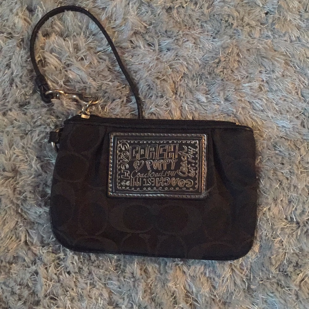 Coach poppy wristlet